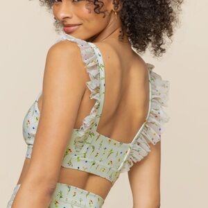 Popflex Romance Ruffle Bra - Meadow
